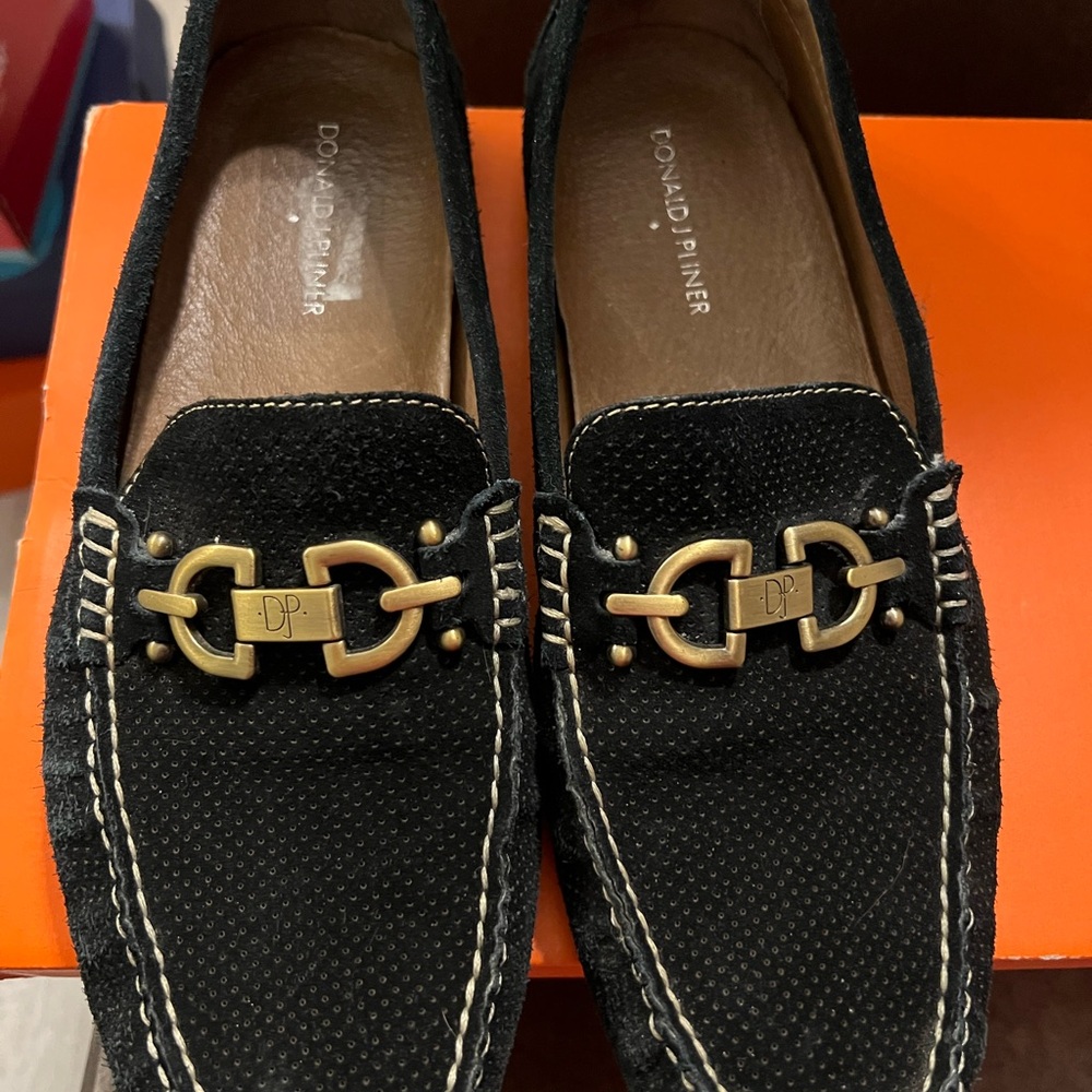 Donald J. Pliner Black Men's Loafers